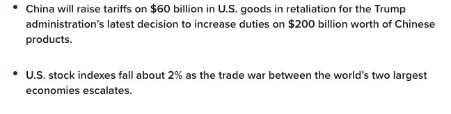 News clipping about Chinese Traffifs