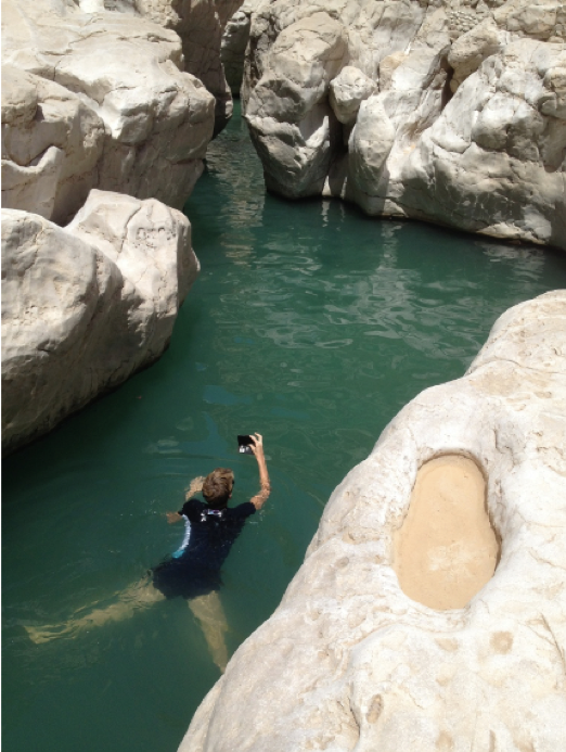 Pele-Hallam Young swimming: Ash Sharqihah, Oman: